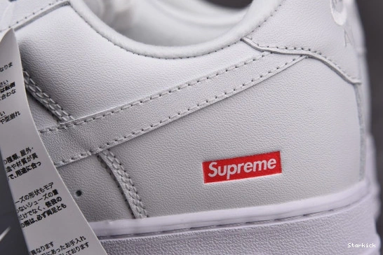 White Nike 1 Supreme CU9225-100 Air Force Low 0810